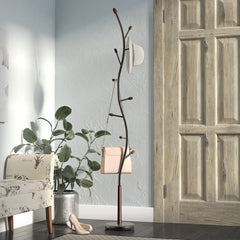 9 Hook Freestanding Coat Rack in Black Storage Solution, This Coat Rack is The Perfect Finishing Touch for Any Entryway