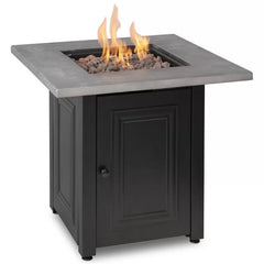 Sabina Steel Propane Fire Pit Table