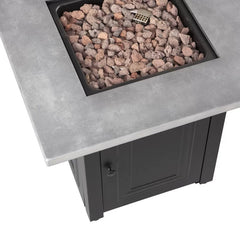 Sabina Steel Propane Fire Pit Table