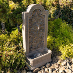 Polystone Capistrano Fountain Look of an Old World Water Spigot, This Fountain Has a Large Water Basin That Creates Robust Sound