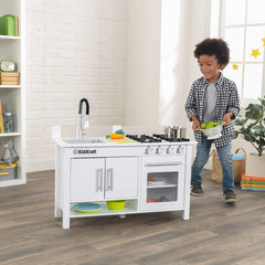 KidKraft Little Cook's Work Station Kitchen, Gift for Ages 3+