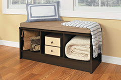 ClosetMaid® 3-Cube Entryway Storage Bench, Espresso