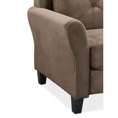 Flared Arm Loveseat Two-Seat Option Fit Your Space and Style Foam Cushions and Curved Arms Relax in Pure Comfort