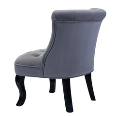 Tufted Barrel Chair Curved Back for a Wingback Silhouette with a Rolled Top Edge Glam or Classic Living Rooms