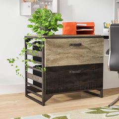 2-Drawer Lateral Filing Cabinet this filing cabinet offers the appeal of industrial design while keeping your important documents organized