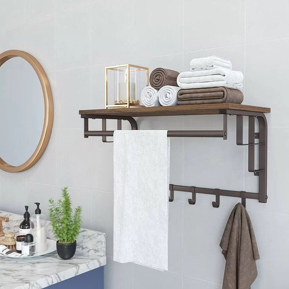 Tovar Wall Mounted Coat Rack Replace your wall art with something both useful and attractive - wall mounted coat rack