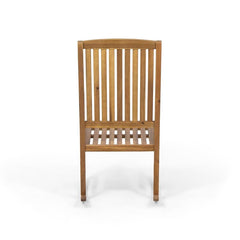 Teak Outdoor Rocking Solid Wood Chair Rocking Chair That Allows You To Set up a Cozy Corner for Well-Deserved Relaxation