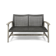 Bedingfield Outdoor Loveseat Small Two-Seater Sofa is Perfect as a Cozy Spot, Weather-Resistant Perfect for an Organic Outdoor Look