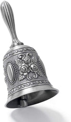 DomeStar Silver Hand Bell Call Bell Brass Wedding Bells