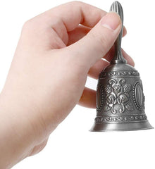 DomeStar Silver Hand Bell Call Bell Brass Wedding Bells