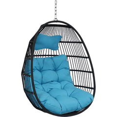 Porch Swing  Swing Chair with Cushions is the Perfect Place to Lounge and Relax After a Hard Day. It is Great for Reading a Book or Sitting