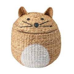 Cat Shaped Storage Basket Perfect for Anything From Towels to Toys and is a Delight to Look Even Empty