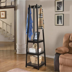 Wooden Coat rack Tower side Coat Rack