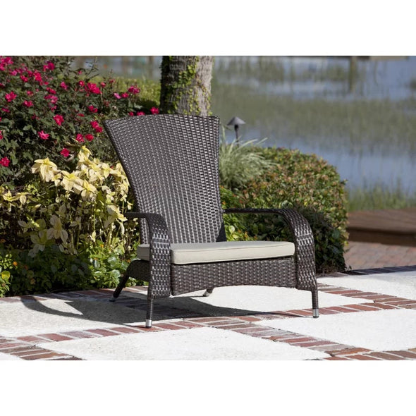 Mitchem Adirondack Patio Chair with Cushions