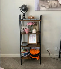 Four open Shelves Provide Plenty of Space to Store and Showcase Perfect for Storing any Items you Want to Collect and Display