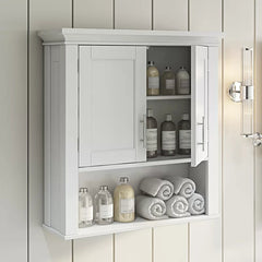 Somerset 22.81'' W x 24.5'' H x 7.88'' D Wall Mounted Bathroom Cabinet