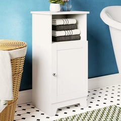 13.38'' W x 27.63'' H x 11.75'' D Free-Standing Bathroom Cabinet