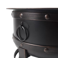 Trollinger Steel Wood Burning Fire Pit