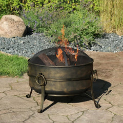 Flanigan Steel Wood Burning Fire Pit