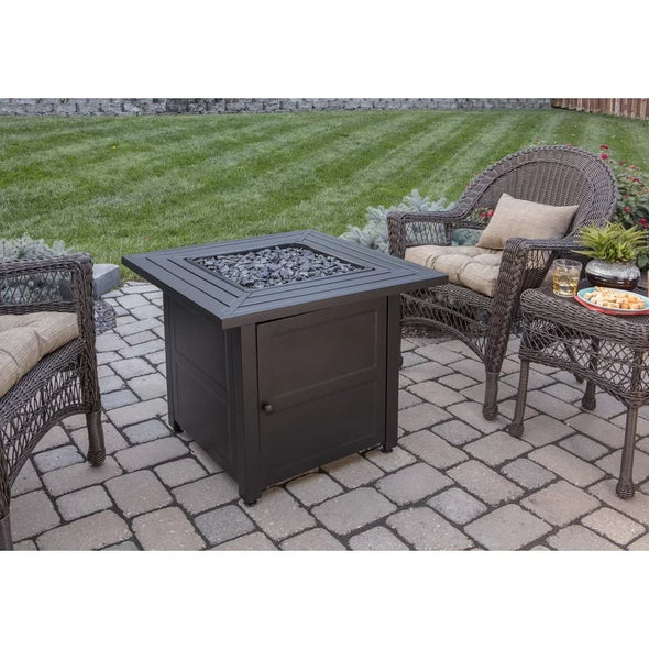 Endless Summer 24" H x 30" W Steel Propane Outdoor Fire Pit