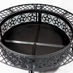 Kayden Bowl Steel Wood Burning Fire Pit