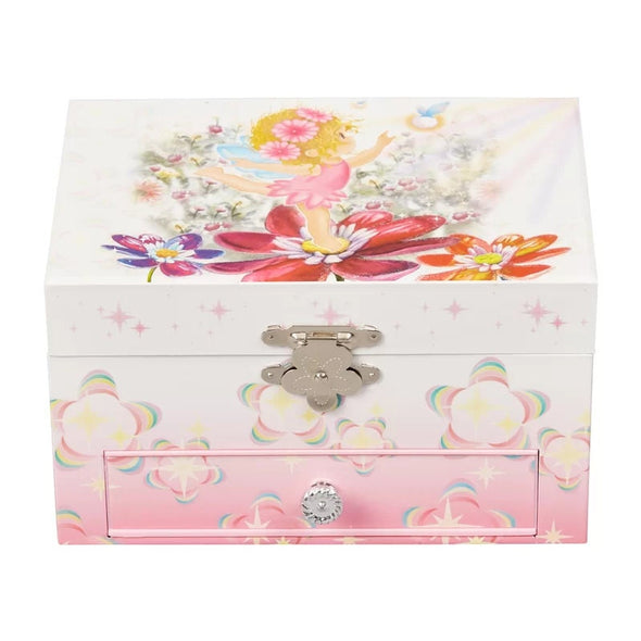 Girl's Musical Ballerina Rectangle Jewelry Box