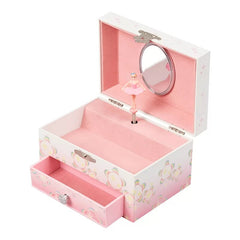 Girl's Musical Ballerina Rectangle Jewelry Box