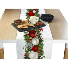 Engle Christmas Garland Border Table Runner