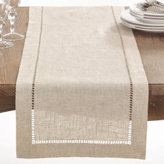 Silverlock Hemstitched Table Runner