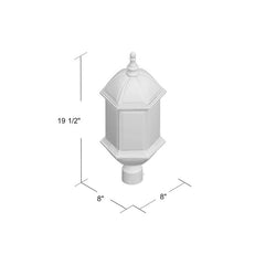 Polson 1 -Light 19.5'' H Lantern Head