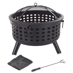 Adriel Steel Wood Burning Fire Pit