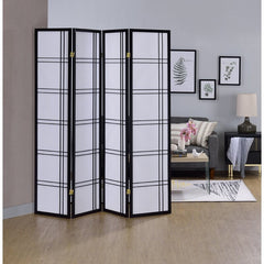 Solid Wood Room Divider Simple and Elegant Room Divider for Any Room in Your Home Rice Paper Panels