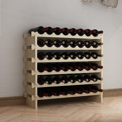 48 Rack Bottle Holder Horizontal Wine Display Stand Placed in Convenient Horizontal Storage Keep the Wine Fresh and Delicious