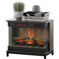 Electric Fireplace 5,200 BTU Heater Provides Supplemental Zone Heating for up to 1,000 Square Feet