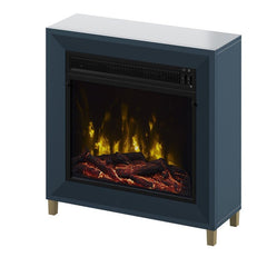 Fontana Blue Electric Fireplace Insert with 4,600 BTU Heater That Provides Supplemental Zone Heating for up to 400 Square Feet