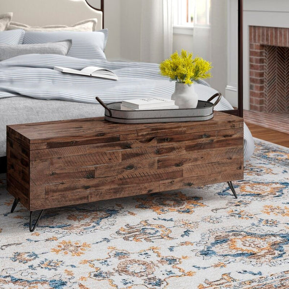 Wood Flip Top Storage Bench This Storage Bench Brings Essential Storage To Your Entryway and Living Room Spot for Your Spare Throw Pillows