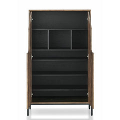 18 Pair Shoe Storage Cabinet Get Organized This 2-Door Shoe Cabinet Stores Plenty of Pairs of your Favorite Footwear