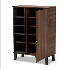 15 Pair Shoe Storage Cabinet Easily Organize your Entryway with the Generous Shelving of the Idina Shoe Cabinet Five Open Shelves