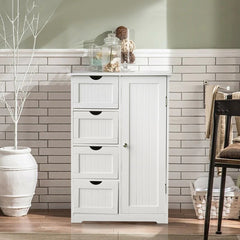 Free-Standing Bathroom Cabinet Lacking The Space Necessary to Keep your Bathroom Storage Solution Adjustable Shelf with 3 Heights