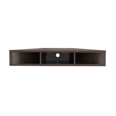 Walnut Oak French TV Stand for TVs up to 50" Help Of A Floating TV Stand. Anchor this Piece To A Corner Of A Room and Make the Perfect Place