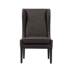 Wingback Chair Adds Stately Style To Any Living Room Or Den. Its Solid and Wood Frame is Founded Atop Four Tapered Legs