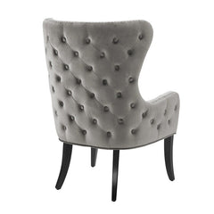 Tufted Wingback Chair Great Accent For Your Home Office, Bedroom Or Living Room Provide for Supportive and Comfortable Seating