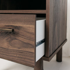 1 Drawer Nightstand in Brown Simple and Elegant in Its Design, This Piece Keeps your Home Decor Grounded While Elevating your Modern Style