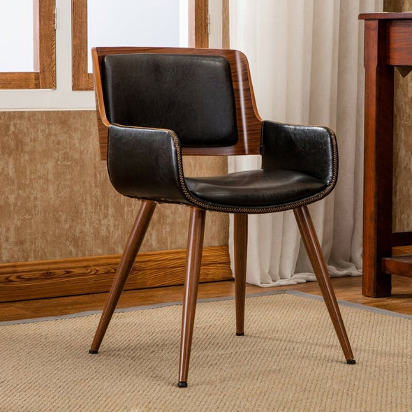 Armchair Mid-Century Style to your Workspace in your Office, Den, or in your Meeting Area to Stimulate Creativity and Conversation