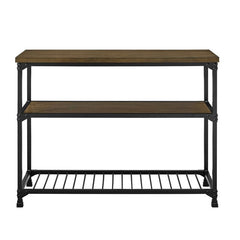 Kitchen Islands & Carts 48'' Steel Prep Table Two Open Shelves Ensure Everything Has Storage Space. Works Perfectly in the Kitchen