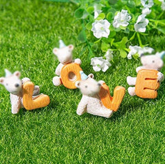 6Pcs Artificial Garden Grass Life-Like Fairy Lawn Miniature Ornament 6 x 6 Inches