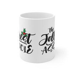 Jolliest asshole Christmas mug, Rae Dunn holiday mug, Home alone winter mug, Rae Dunn Christmas gift, Christmas funny stocking stuff