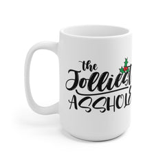 Jolliest asshole Christmas mug, Rae Dunn holiday mug, Home alone winter mug, Rae Dunn Christmas gift, Christmas funny stocking stuff