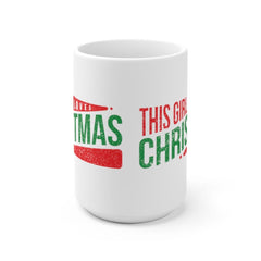 This Girl Loves Christmas Festive Mug, Funny Christmas Mug For Her, Mug For Christmas Gift, Christmas Friend Mug, Christmas Girlfriend Gifts