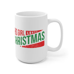 This Girl Loves Christmas Festive Mug, Funny Christmas Mug For Her, Mug For Christmas Gift, Christmas Friend Mug, Christmas Girlfriend Gifts